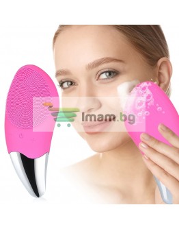 Силиконова четка за почистване на лице масажор SONIC FACIAL BRUSH